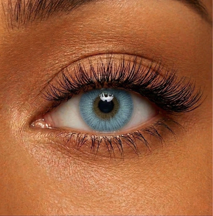 Lentilles de couleur Bleu ciel - 3 mois