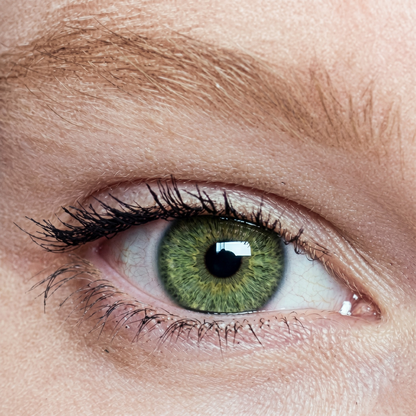 Lentilles de couleur Vert jade avec correction - 3 mois