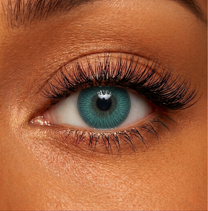 Lentilles de couleur Vert opaline - 3 mois