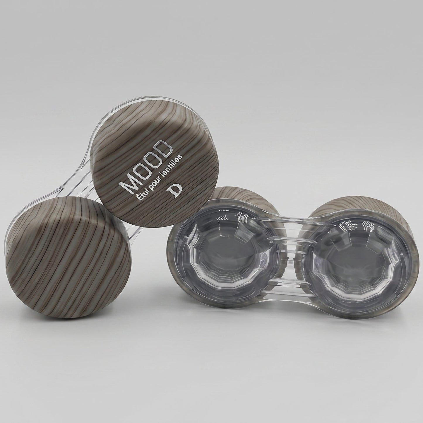 Étui à lentilles Taupe