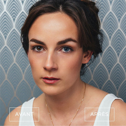 Lentilles de couleur Bleu vif avec correction - 3 mois