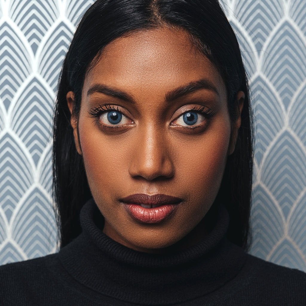 Lentilles de couleur Bleu vif avec correction - 3 mois