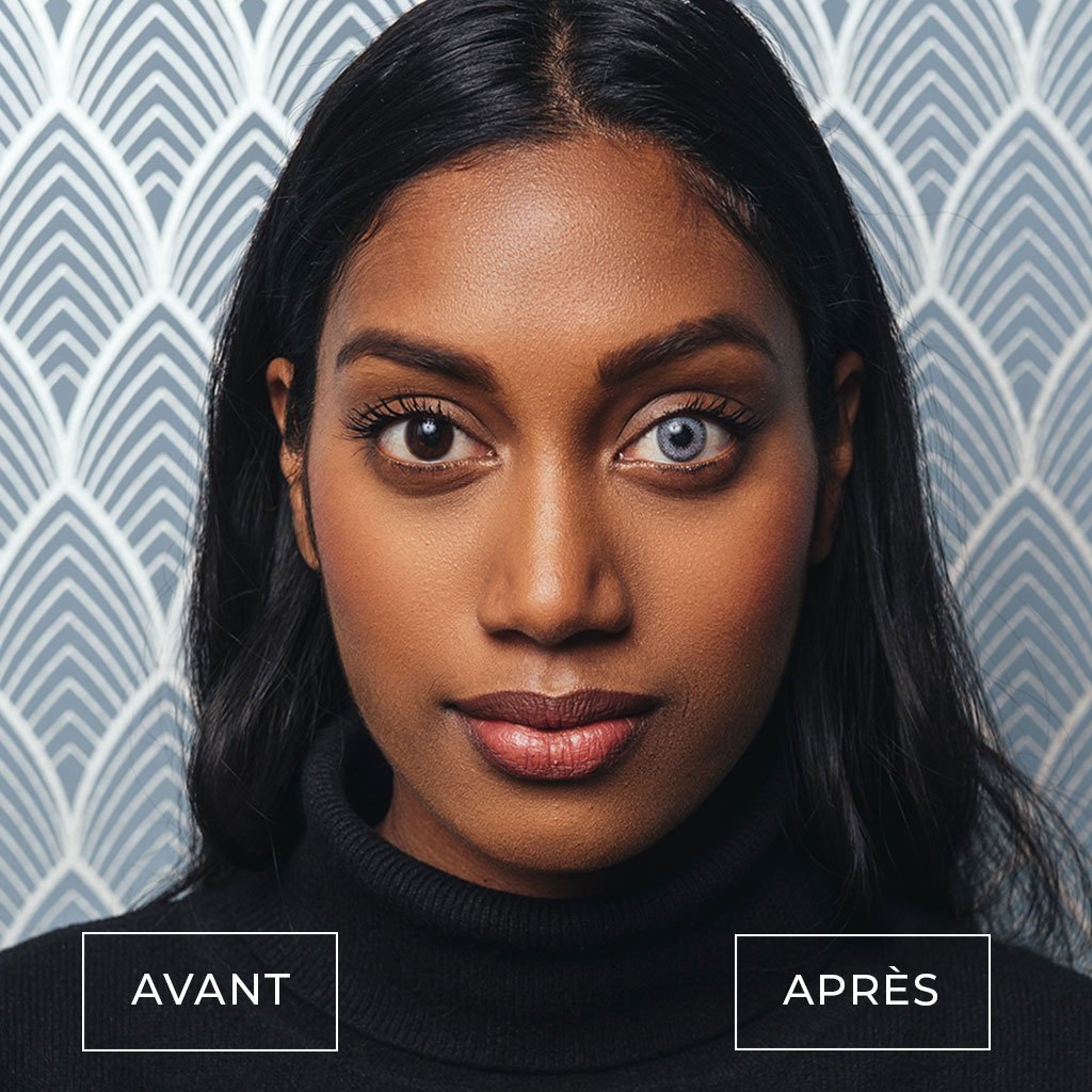 Lentilles de couleur Gris perle - 3 mois