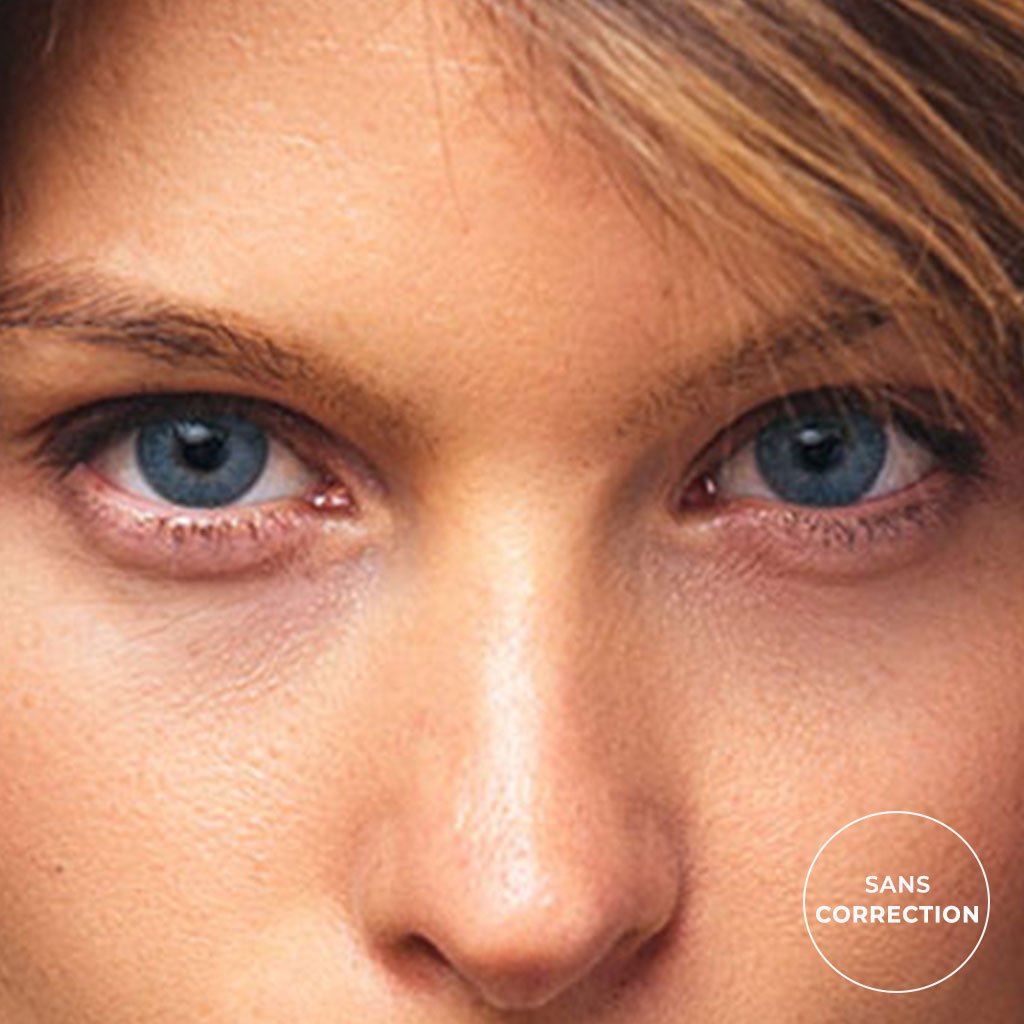 Lentilles de couleur Bleu ciel - 3 mois